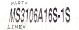 Amphenol MS3106A16S-1S Circular MIL Spec Connector 7-Position 13A 700V