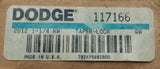Dodge 117166 Taper Lock Bushing 2012 1-1/4 KW