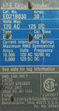 ITE ED21B030 1 Pole Circuit Breaker 30A 120VAC 125VDC