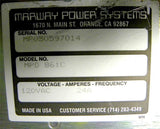 Marway Power Systems MPD 861C Power Distribution System 120 VAC @ 24 Amps