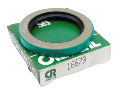 Lot of (2) Chicago Rawhide 16679 Single Lip Oil Seal 1.688" x 2.437" x 0.313"