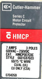 Westinghouse HMCP007C0C 3-Pole Circuit Breaker 7A 600VAC 250VDC