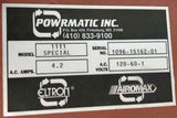 Powrmatic Airomax 1111 Special Air Cleaner 120 Volts 4.2 Amps (2 Available)