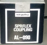New Miki Pulley Sprflex  AL-090  Complete Coupling 20 X 25 mm Bore Sizes
