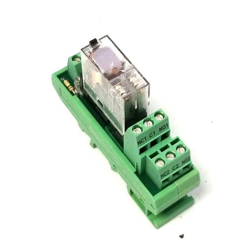 Omron G2R-2-S Relay W/ Phoenix Contact UMK-SE-11,25-1 (3 Available)