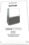 Barco SR-Graphics 400 90 00476 / 90 00479 Instruction Manual