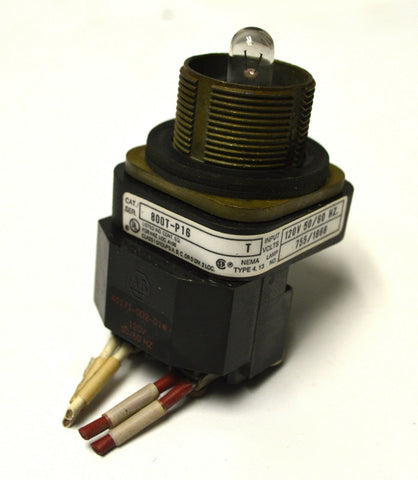 ALLEN BRADLEY 800T-P16 PILOT LIGHT 120 VOLT 50/60 HZ
