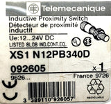 Telemecanique XS1-N12PB340D Inductive Proximity Switch 24VDC 092605 (Lot of 2)