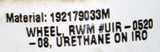 RWM UIR-0520-08 Caster Wheel 5" Diameter 2" Width