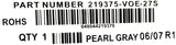 Cortelco 219375-VOE-27S Patriot Handsfree Telephone HAC VC 06-07R1 Pearl-Gray