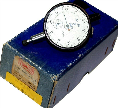 Scherr Tumico .002MM 2 1/4" Dial Indicator w/ reso;ution counter Model CX4 New