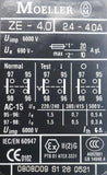 Moeller ZE-4 Overload Relay 2.4-4.0A 240-600VAC Uimp-6000V Ue-690V