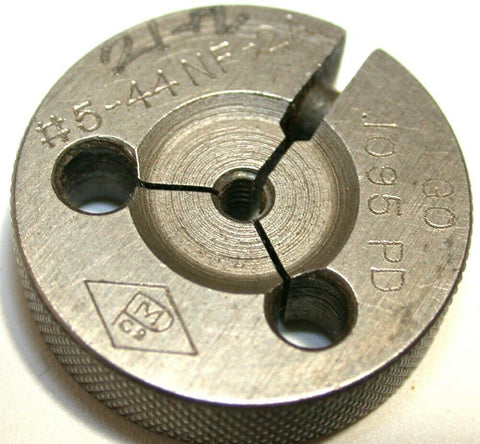 Thread Ring Gage Go Pitch diameter .1095" #5-44 NF-2A