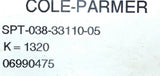 COLE-PARMER SPT-038-33110-05 IMPELLER SENSOR