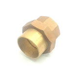 New Nibco 3" Brass Sweat Pipe Union Made in Mexico