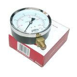 New Winters  PEM221  PEM Series Bottom Mount Pressure Gauge 4" 1/4 NPT 0-30 PSI