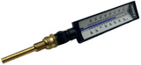TRERICE AX9240301 Industrial Thermometer 7" Scale 3 1/2" Brass Stem