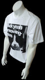 Anvil Men's Deadmau5 Deadmouse F*ck Yeah Meowing Tons Cat Graphic Shirt Size L