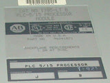 Allen Bradley 1785-LT B  PLC5 CPU Processor Firmware Rev. J Series B