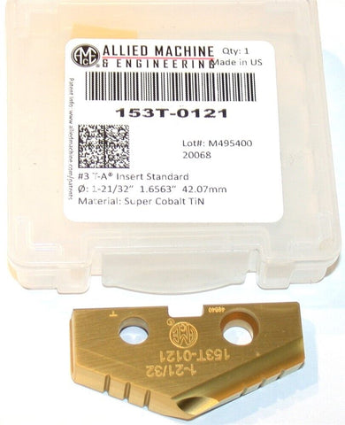 Allied Machine Original T-A 1 7/8" Carbide Spade Drilling Insert 153T-0121