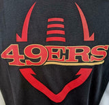 Nike Dri-Fit Men's San Francisco 49ers NFL Football Black Short Sleeve Shirt