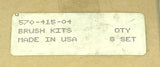 Set of 8 New Raymond  570-415-04  DC Motor Carbon Brushes