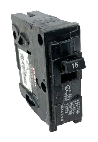 Murray MP115Z 1-Pole Circuit Breaker 15A 120/240VAC 1 PH Plug-In Murray MP115Z 1-Pole Circuit Breaker 15A 120/240VAC 1 PH Plug-In