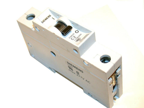 SIEMENS 2 AMP 1 POLE CIRCUIT BREAKERS DIN MOUNT 5SX21 C2