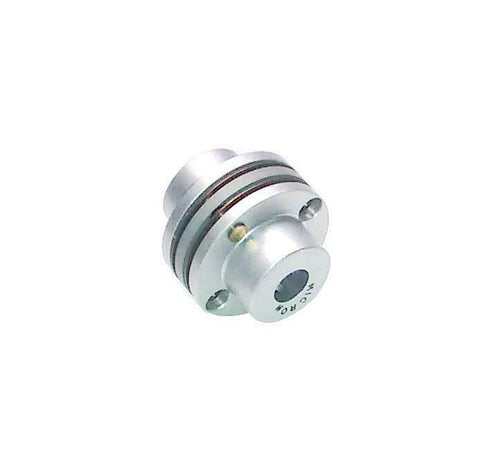 New Micron Aluminum Encoder Coupling 3/8" Bore Both Sides Length 1-3/8"