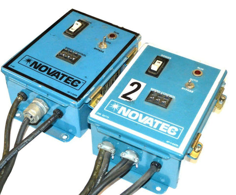 SET OF 2 NOVATEC AF-1-047B MOTOR SPEED CONTROL 05775 - SOLD AS IS