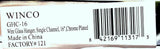 Winco Winware GHC-16 16" Wine Glass Hanger Holder Rack Stainless Chrome Plated