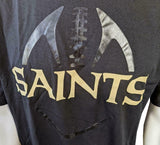 Nike Dri-Fit Men's New Orleans Saints Football Black Short Sleeve Shirt Size L