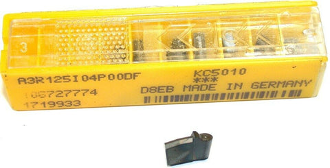 7 Kennametal 125R DF KC5010 3.18mm Cutting Width Carbide Grooving Insert 1719933