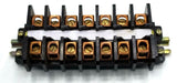 Square D 1828-B27 Terminal Block 7-Position W/Din Rail