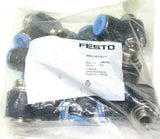 Lot of 10 New Festo QSLV-G3/8-12-I Push-in L-fittings 186155-3 lots available