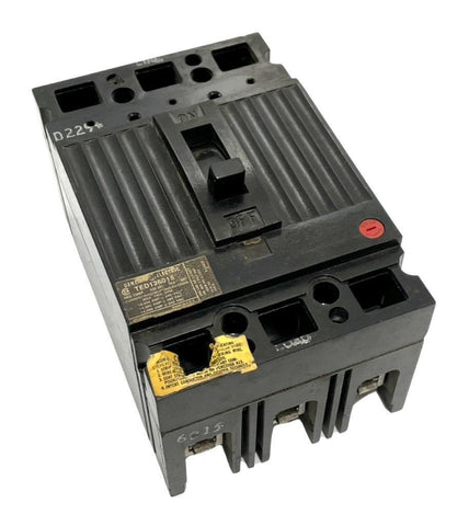 Lot of (2) General Electric TED136015 3-Pole Circuit Breaker 15A 600V 3 Phase