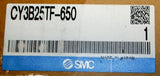 Up to 2 New SMC Rodless Magnetic Coupled 25.6" Stroke Air Slide CY3B25TF-650