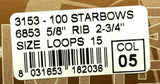 Brizzolari Premium 2-3/4" Pink Star Gift Bow 5/8" Ribbon 15 Loop 100 Count