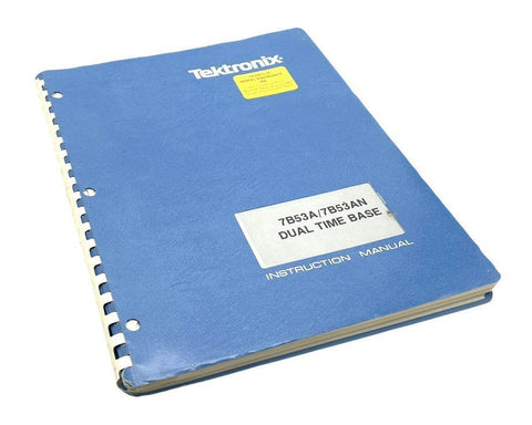 Tektronix 7B51 Delaying Time Base Instruction Manual
