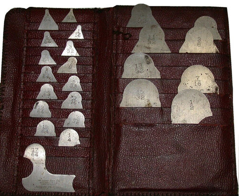 LUFKIN 24 PC 3/64-1/2" RADIUS GAGE SET w/ CASE