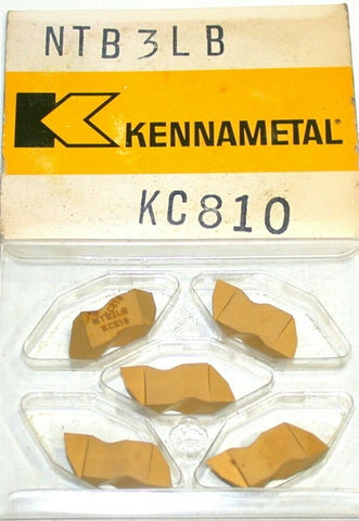 Lot of 5 New Kennametal Top Notch Indexable Buttress Threading Inserts NTB3LB
