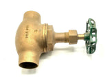 New Jenkins 1200  Bronze Globe Valve 2" Sweat Solder 150 WSP 300 WOG