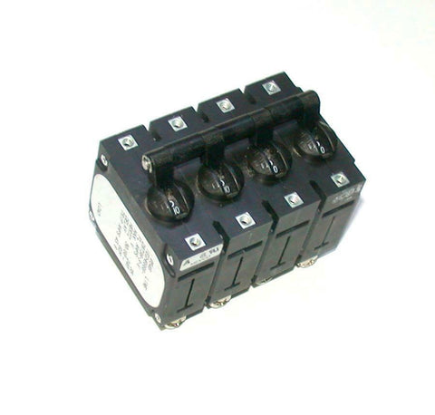 New Airpax  IEGH6666-28738-3-V  4-Pole Circuit Breaker 240 VAC 35 Amp