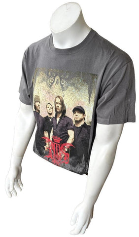 Anvil Men's Alter Bridge Band Graphic Short Sleeve Gray Shirt Size Large