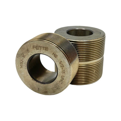 Fette 1/2-13 UNC / HS Thread Rolling Dies 3-Piece Set 14152-1K / S
