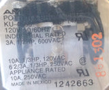 AMF Potter & Brumfield KUP14A15 Relay KU-4666 120V 50-60Hz 3-10A (Lot of 3)