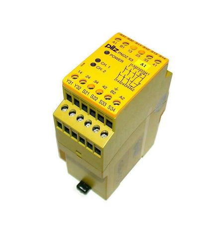 Pilz  PNOZ X3 120VAC 24VDC 3n/o 1n/c 1so  Safety Barrier Relay 24 VACDC