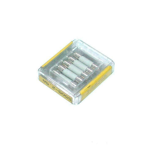 Lot of 5 New Buss  S505-2.5A  Fuses 2.5 Amp 250 VAC
