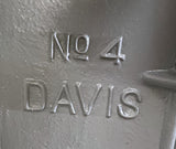 Davis No. 4 Mechanical Vertical Keyseater Keyway Broach Cutter 2 HP 220/440V