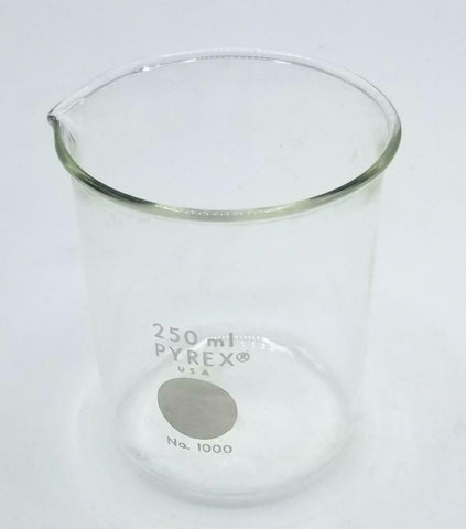 Pyrex 1000 Glass Beaker 250 ml 3-1/2" Tall